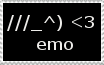 emo emoji stamp