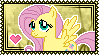 fluttershy my little pony stamp