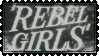 rebel girl stamp